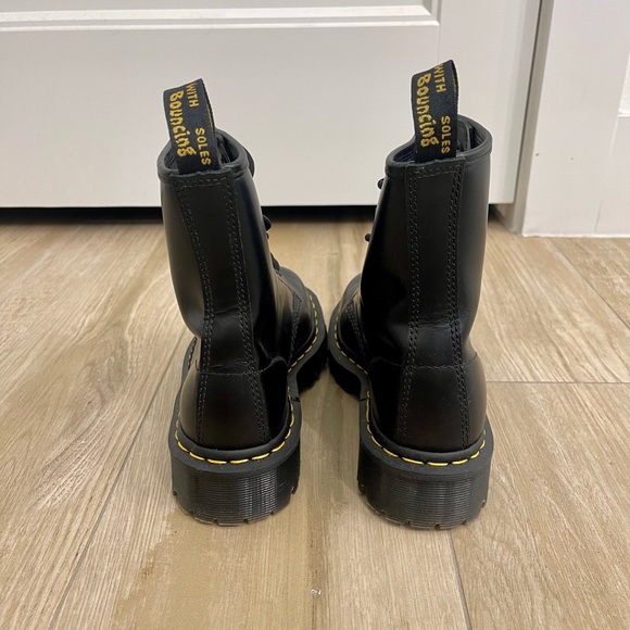 1460 bex smooth leather platform boots